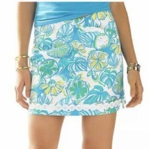 Lilly Pulitzer Marigold Skort Sweet Sour Lemon Lime Print 4